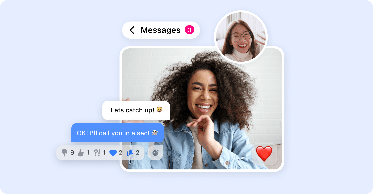 example of chat messaging engagement
