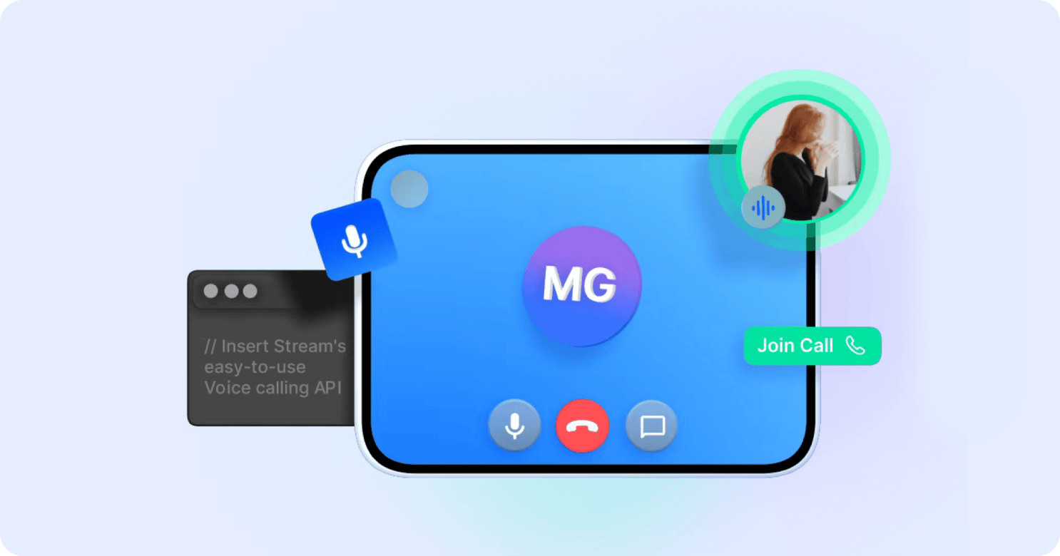 example of audio rooms sdk